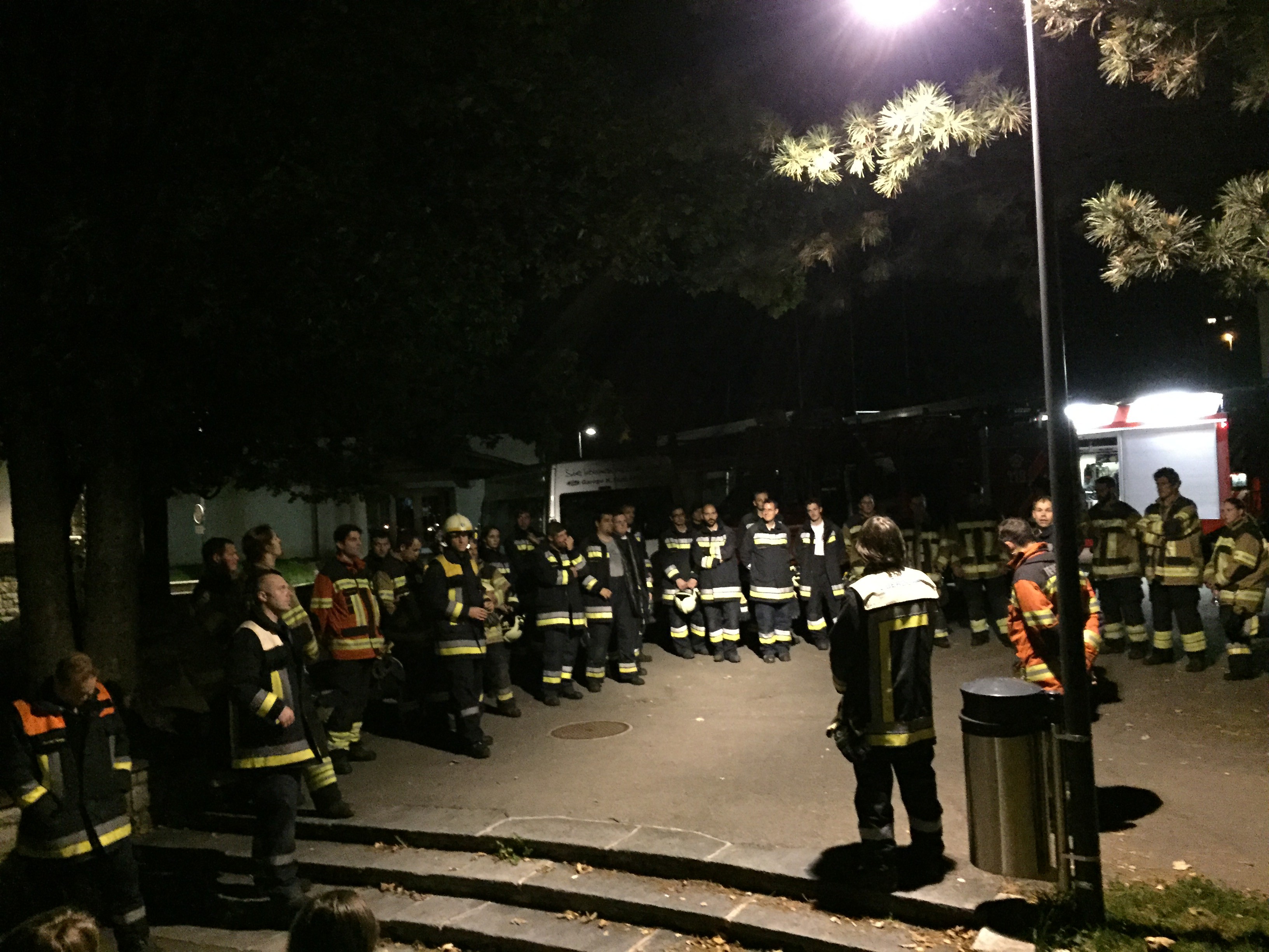 Gemeinsame Atemschutzübung in Langendorf